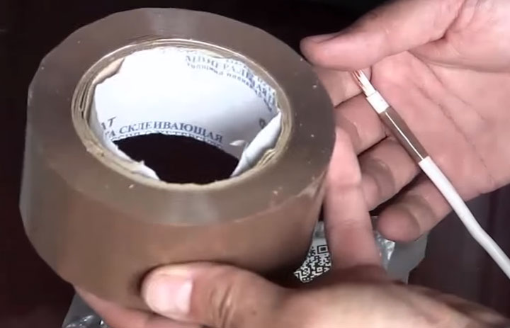 расцветка фаз с помощью скотча
