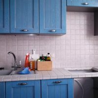 Столешница из плитки на кухню своими руками - как сделать столешницу для кухни из плитки: фото