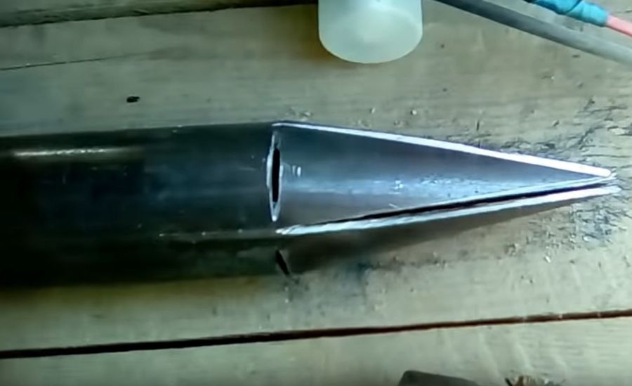 Изготовление наконечника трубы.
